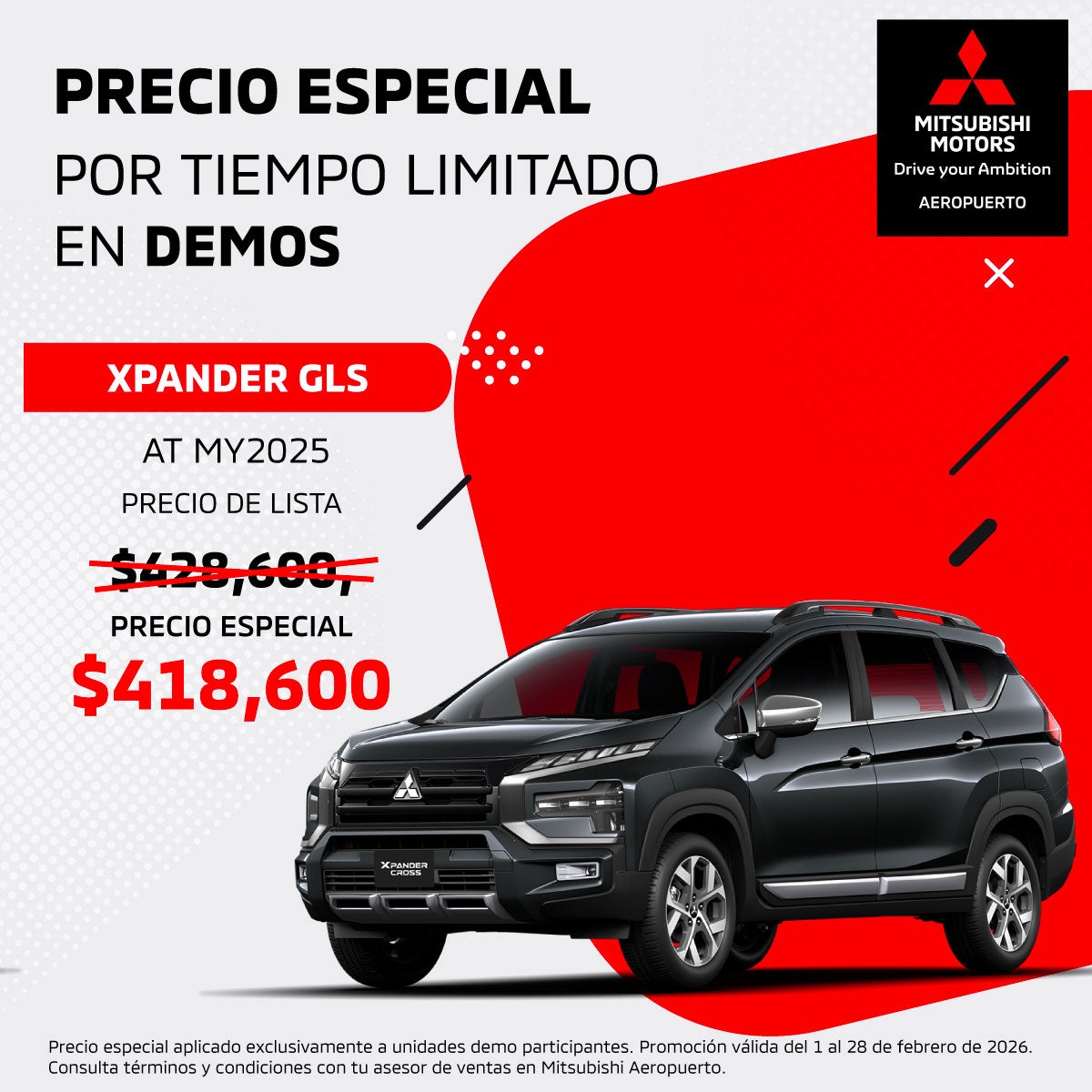Xpander GLS 2025: Oferta Exclusiva en Demo