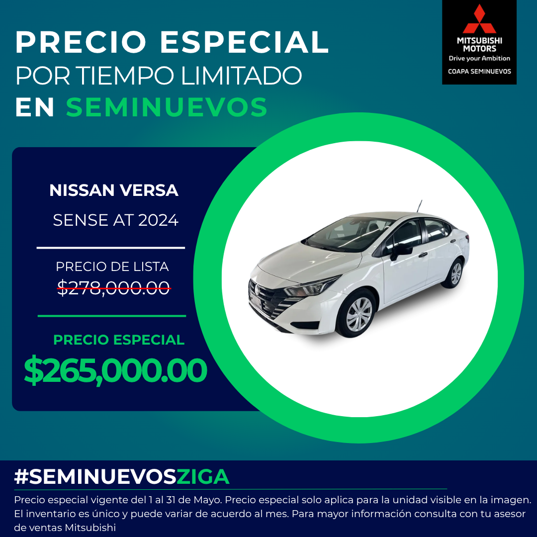Nissan Versa Sense AT 2024